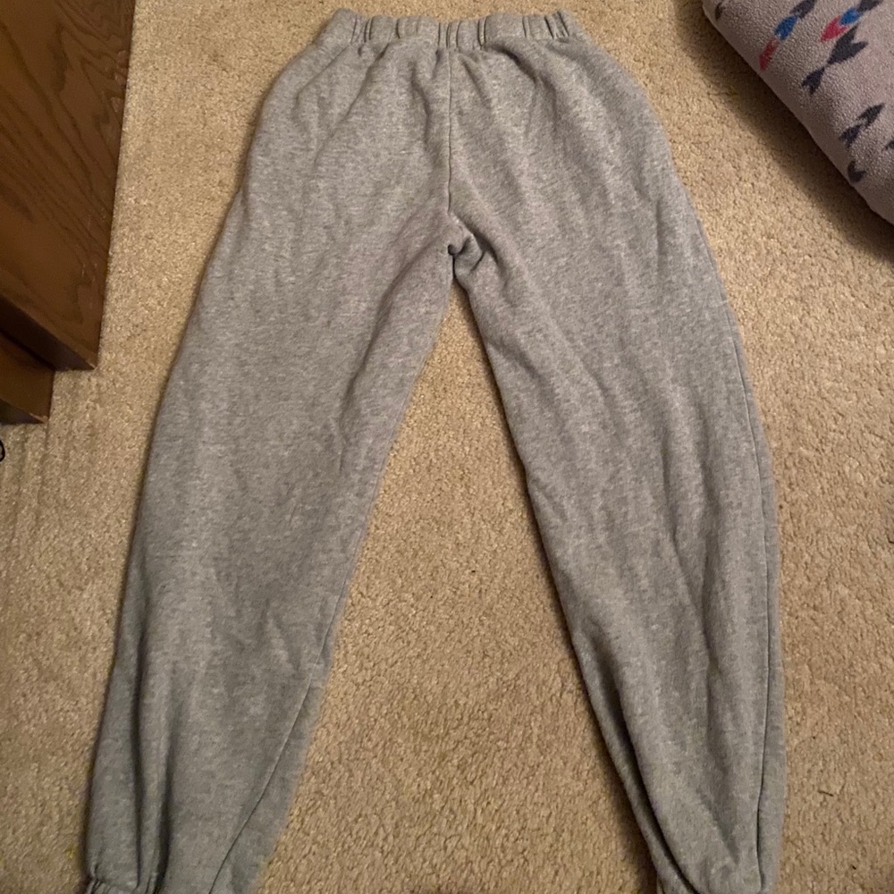 Brandy Melville Grey Rosa Sweatpants